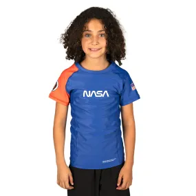 Space Collection Kids Short Sleeve Rash Guard