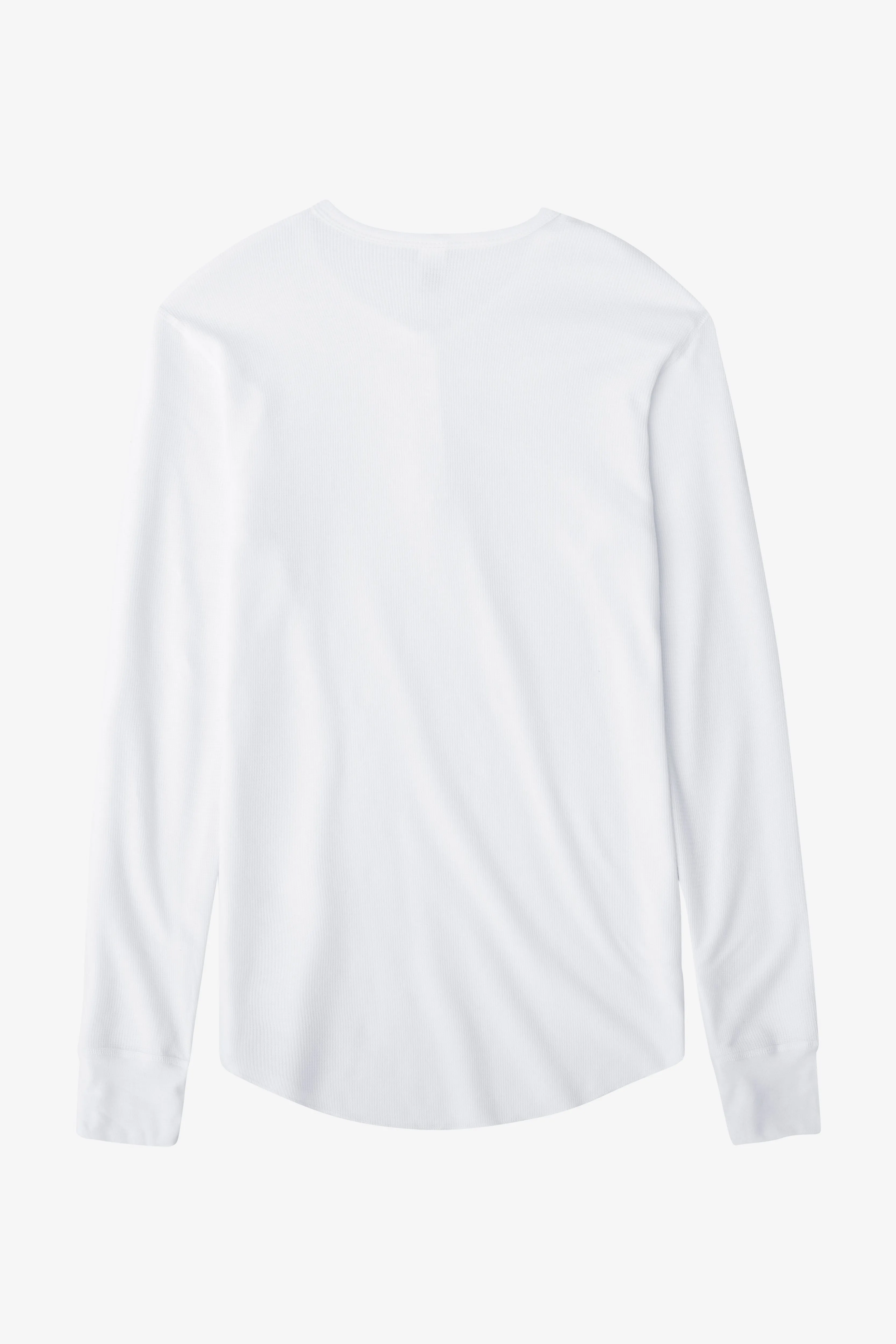 T457 - Poly-Cotton Thermal Long Sleeve Henley