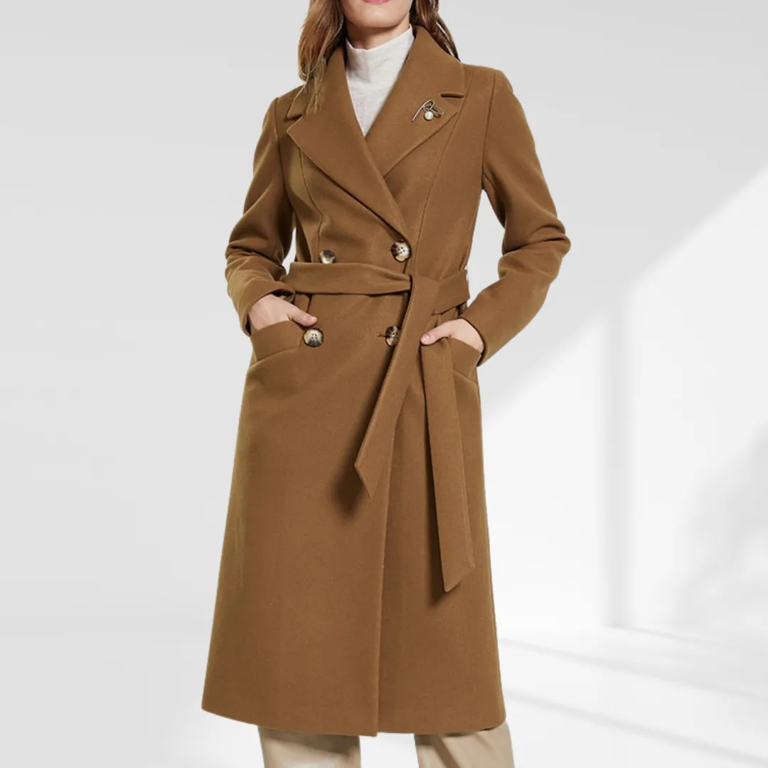 Tailored Belted Trench Coat