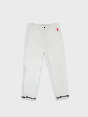 Thorn Straight Leg Pant - White