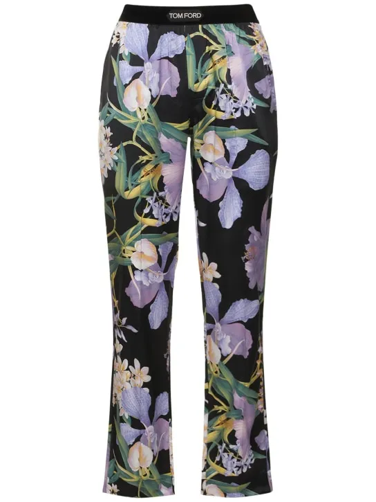 Tom Ford   Bold Orchid silk blend pajama pants 