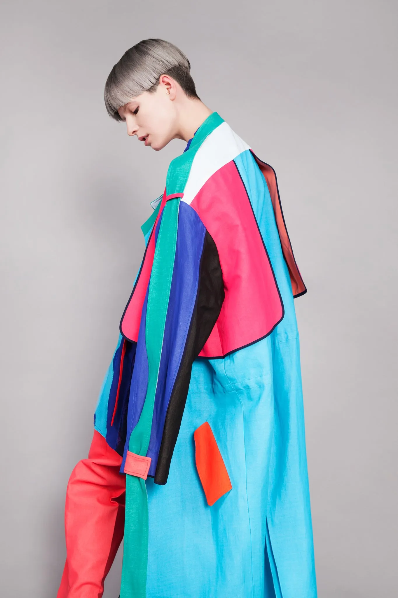 Unisex multi Coloured "Helios" Trench Coat