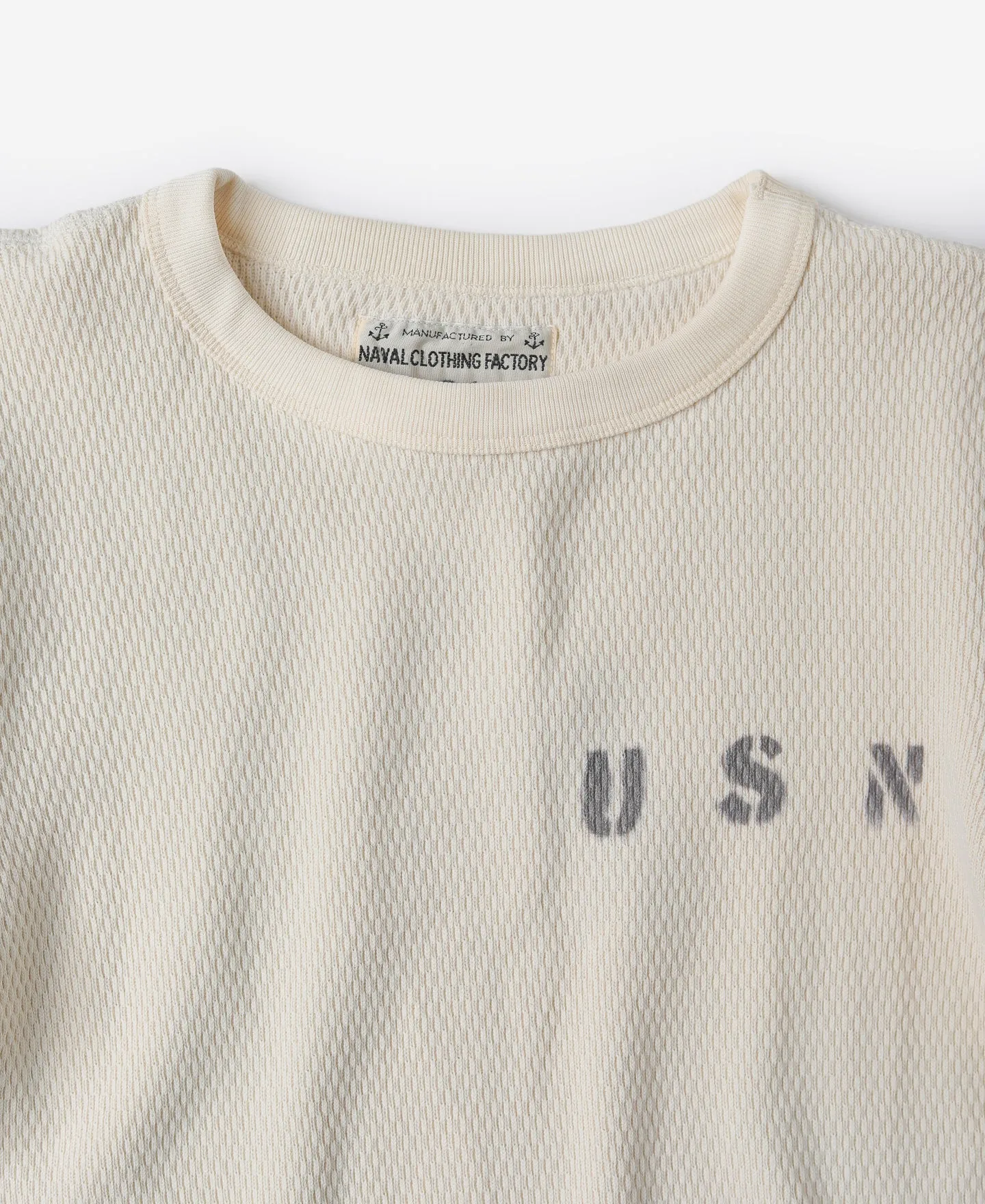 US Naval Raschel Knitting Waffle Thermal Shirt