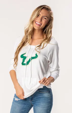 USF Bulls The Katie Cut-Out Back Pullover