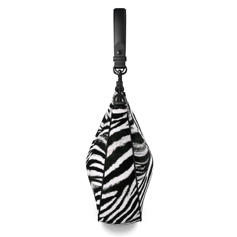 Vampire Art Grunge Zebra Curve Hobo Bag