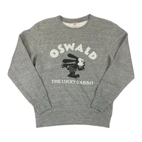 Vintage 00s Grey Uniqlo Disney Oswald Lucky Rabbit Crew Neck Jumper S M