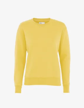 Women Classic Organic Crew - Lemon Yellow