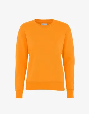 Women Classic Organic Crew - Sunny Orange