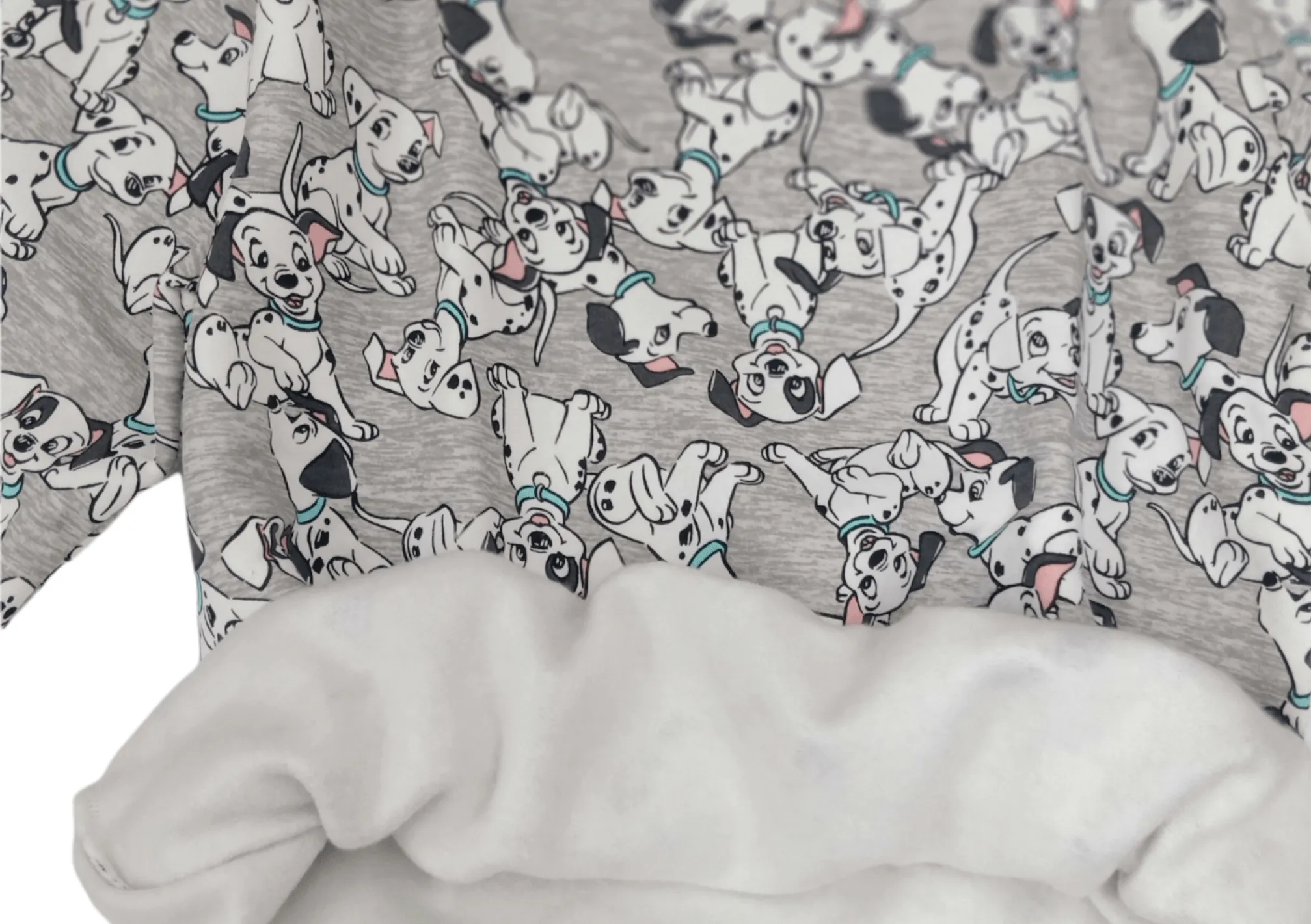 Women Melton Pajama - Dalmatian